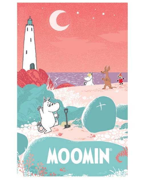 K-Wonderland - Wholesale Throw Blanket - Moomin Illust Warm Cozy Throw Mini Blanket10