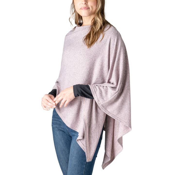 DM Merchandising – Poncho - Mulher por atacado – Allthreads Carolina Poncho Open Stock0