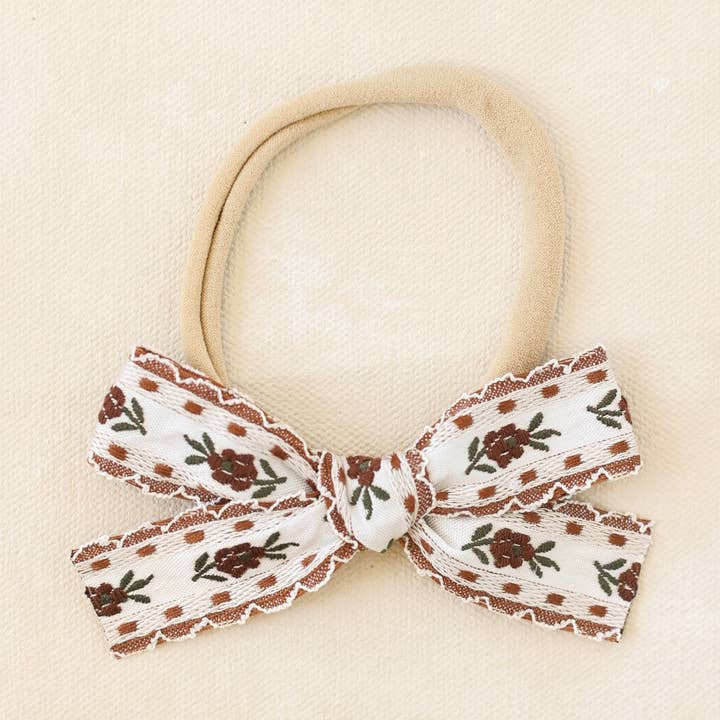 Diadema Clásica Pequeña con Lazo // Flutter para venta al por mayor de Acre