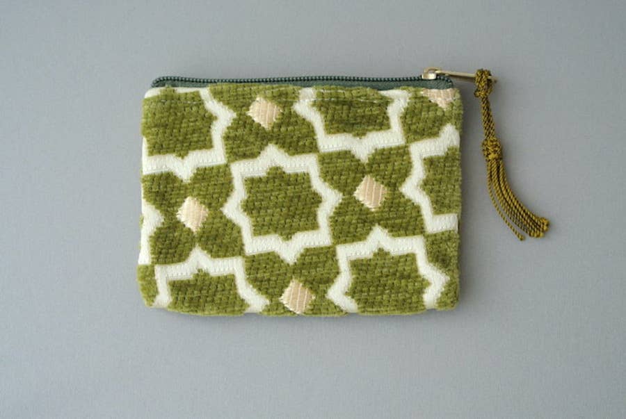 High crafty – wholesale Coin purse – Women’s – Moroccan Fabric Pouch – Mini Size  Handmade “Moubla” Upholst9