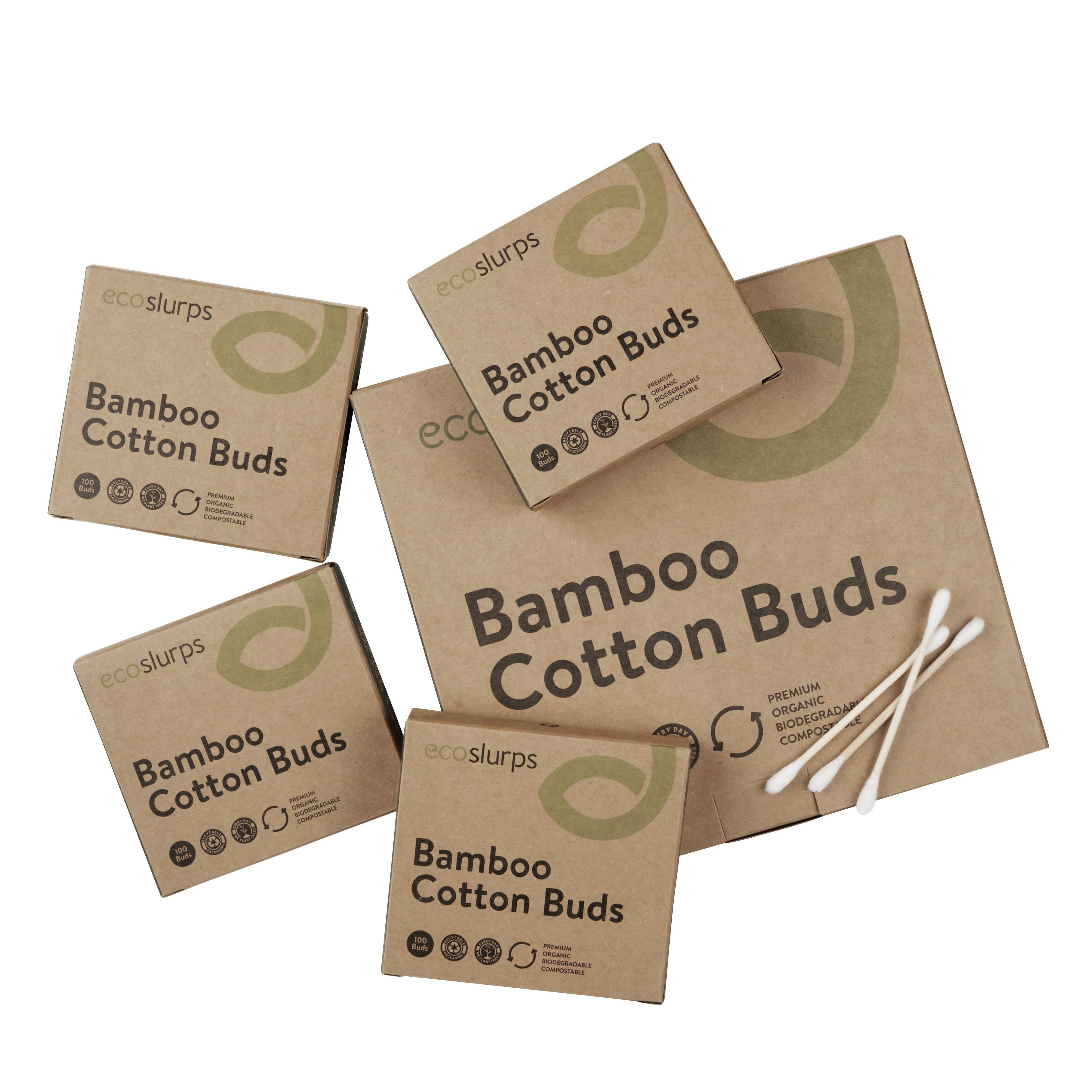 Blanc Bourgeons en bambou - Tampons en coton écologiques EcosDLURP en vente sur Faire1