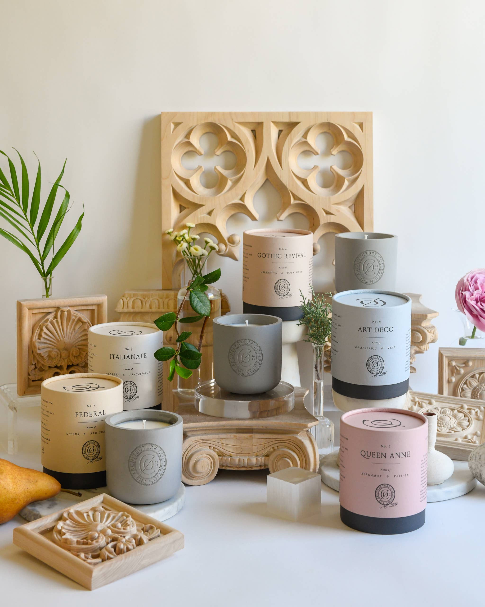 Charleston Candle Co. - Wholesale Jar/Filled Candle - Architecture Collection: No. 05 Italianate2