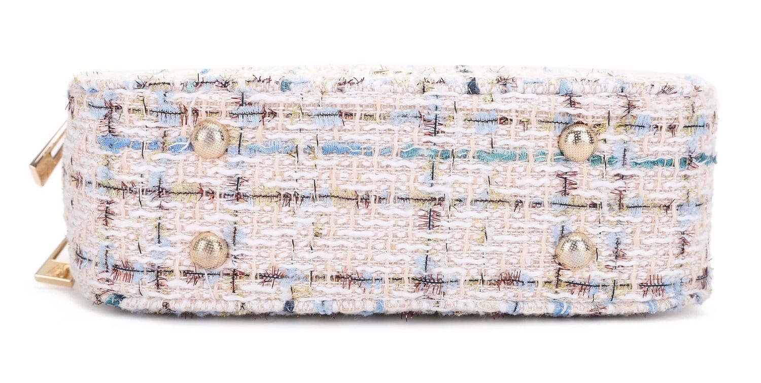 MiMi Wholesale - Wholesale Crossbody Bag - Women's - Graciela Tweed Double Zip Women's Crossbody Bag6