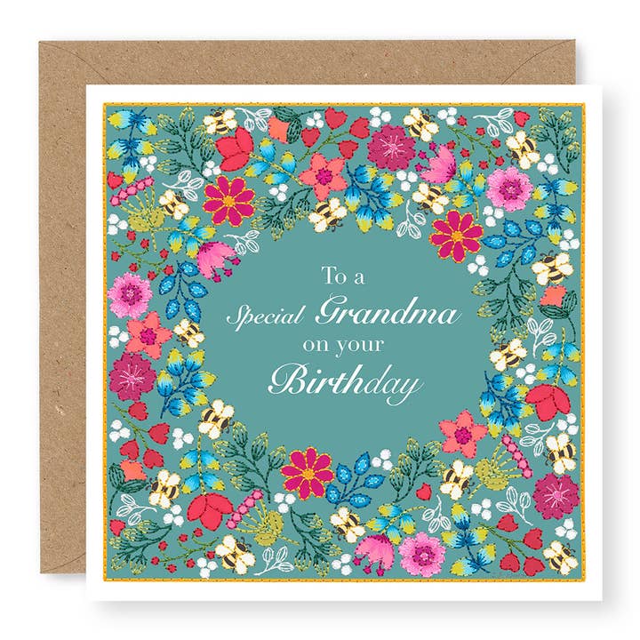 Anniversaire de grand-mère Brise d'été pour la vente par Jane Buurman Handmade (Greetings Cards)