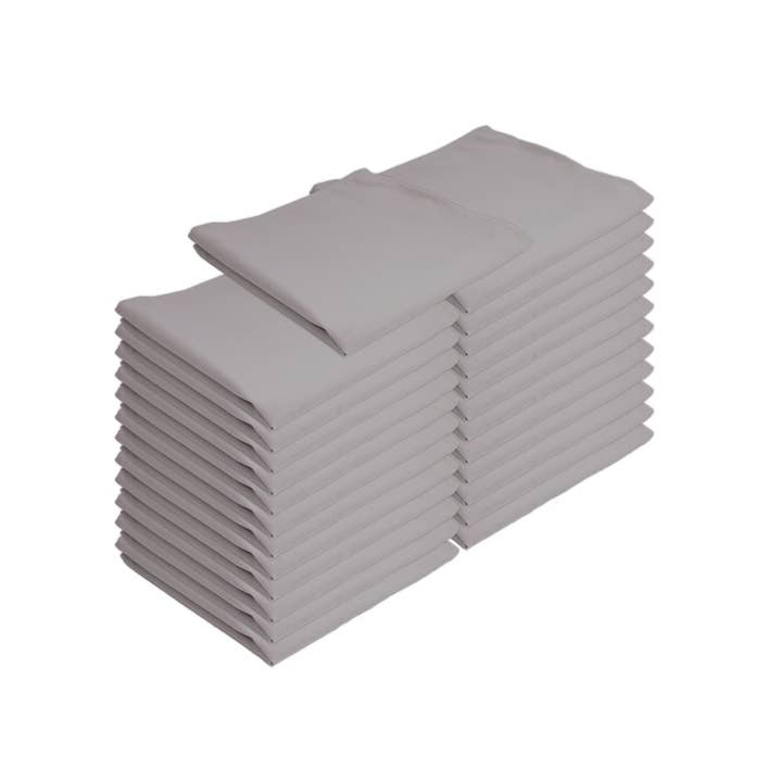 Arkwright Home - Wholesale Dinner & Cloth Napkin - 25 Pack of Poly Spun Solid Cloth Dinner Napkins - 20 x 20 in14