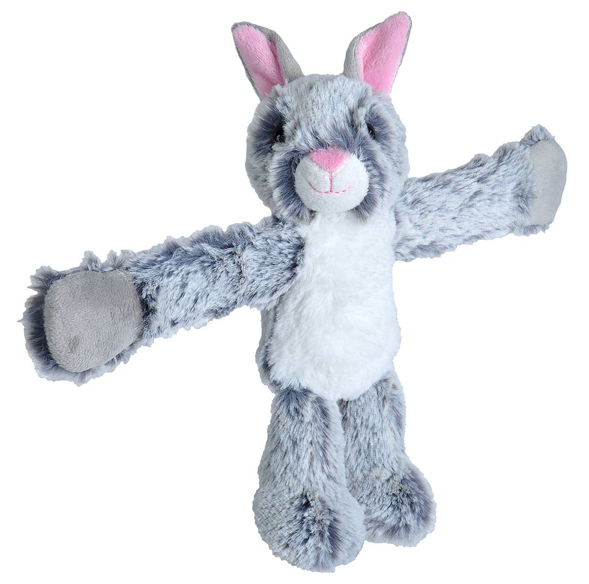 Wild Republic – Peluche - Crianças e bebés por atacado – Bicho de pelúcia Huggers Grey Bunny - 8”0