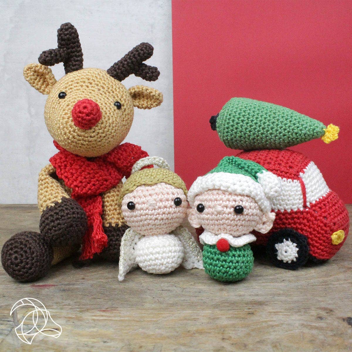 Hardicraft USA - Wholesale DIY Craft Kit - DIY Crochet Kit - Rudolf Reindeer2