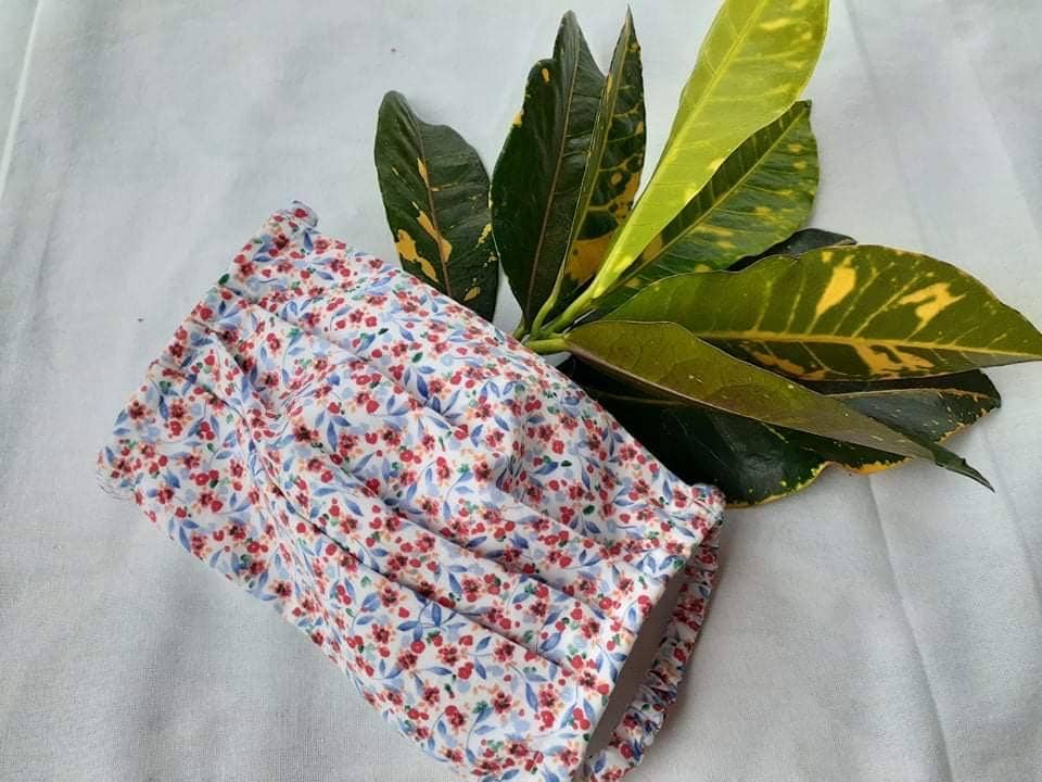 Kidiwi handmade - Venta al por mayor Mascarilla facial protectora - Mascarilla de tela lavable 100% algodón orgánico - 7€/unidad o 20€/lote de 35