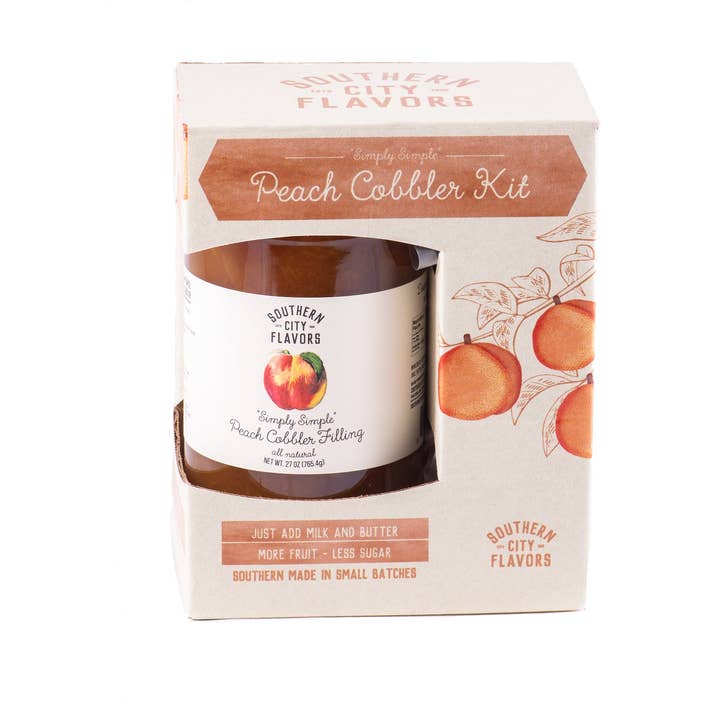 Southern City Flavors - Wholesale DIY Food Kit - Simply Simple Peach Cobbler Kit