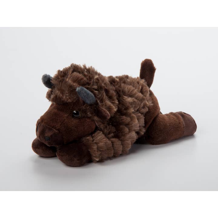 The Petting Zoo - Wholesale Stuffed/Plush Toy - Kids & Baby - 8" (21cm) Scoopz Bison / Buffalo Wild Life6