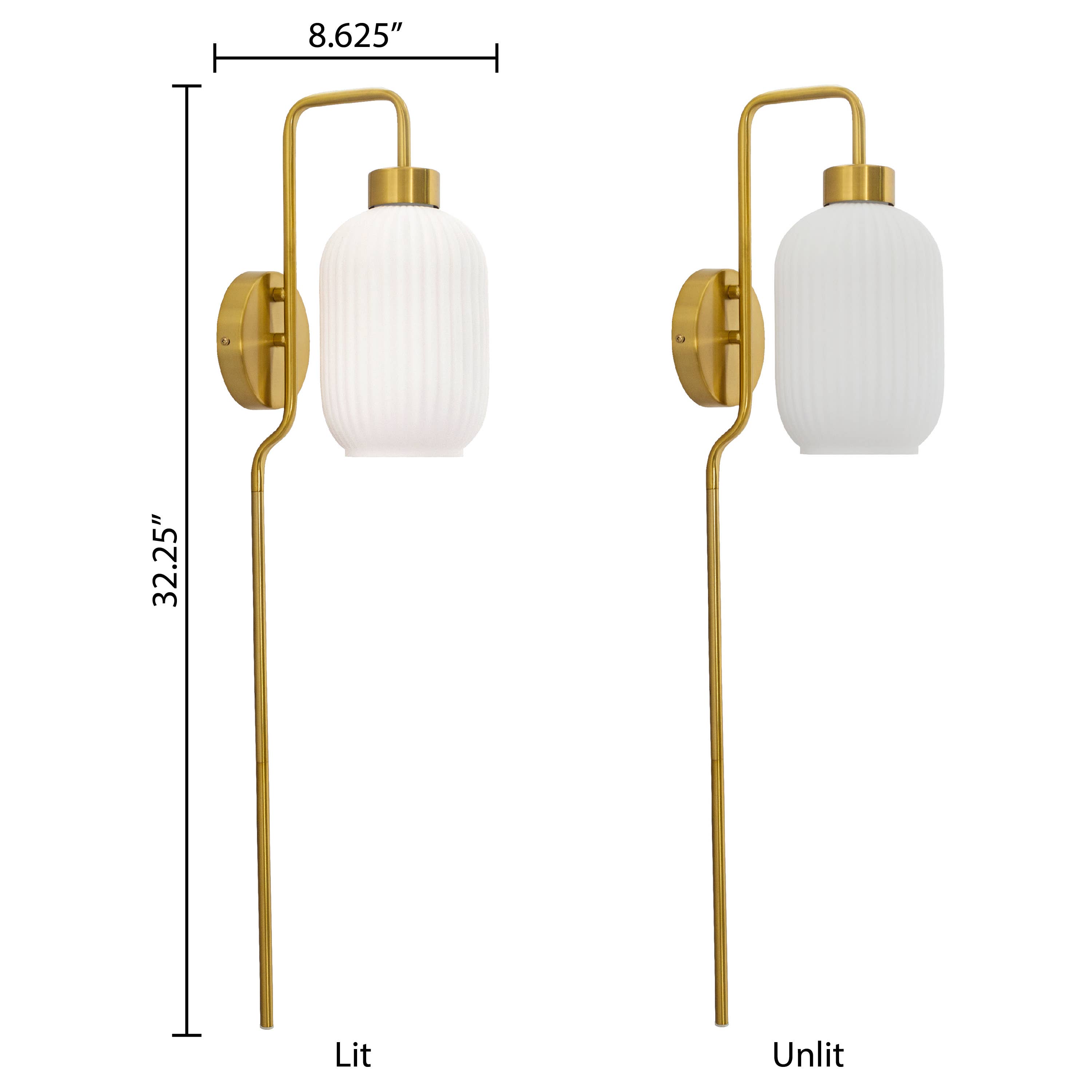 River of Goods - Wholesale Sconce - 32"H Davia Retro Wall Sconce Pink, White, Smoke, or Green19