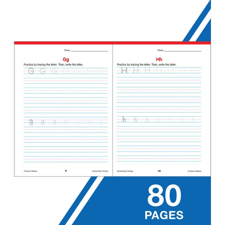 Carson Dellosa Education - Wholesale Early Reader Book (6-8) - Handwriting: Printing Workbook3