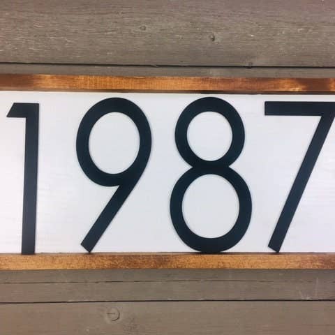 Large Address Sign, Big Address Numbers, Huge Address Plaque, Rustic Home Address, Farmhouse Door Numbers, House Numbers Sign, Curb Appeal for wholesale by Liberty Trade Corp