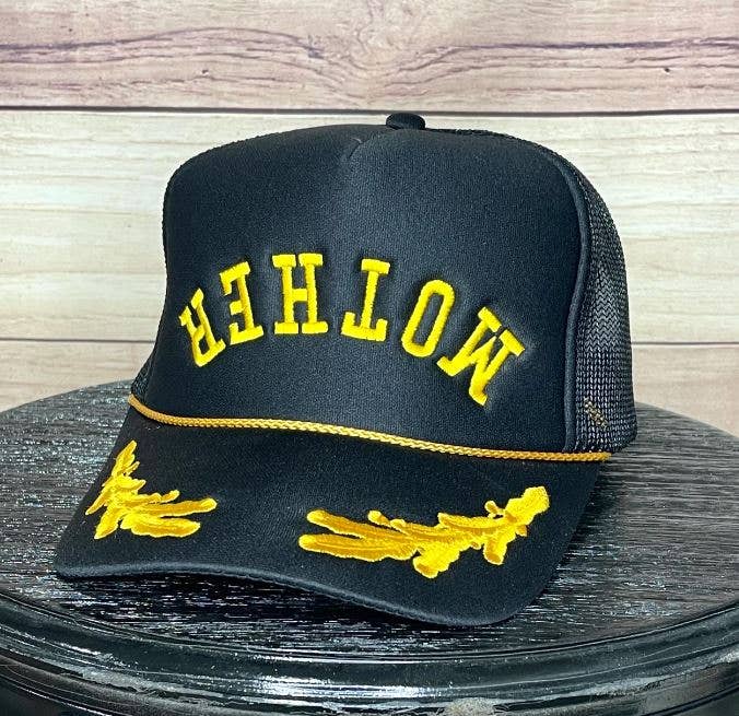 LC Elizabeth - Wholesale Trucker Hat - Women's - Mother Upside Down | LC Elizabeth Original | Embroidered Trucker Hat0