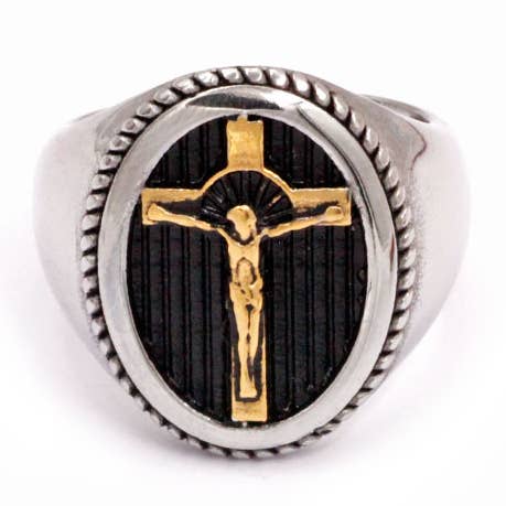 Cross and Jesus Ring-A-393 and other Purchase Wholesale cross ring. Free Returns & Net 60 Terms on Faire trending on Faire.