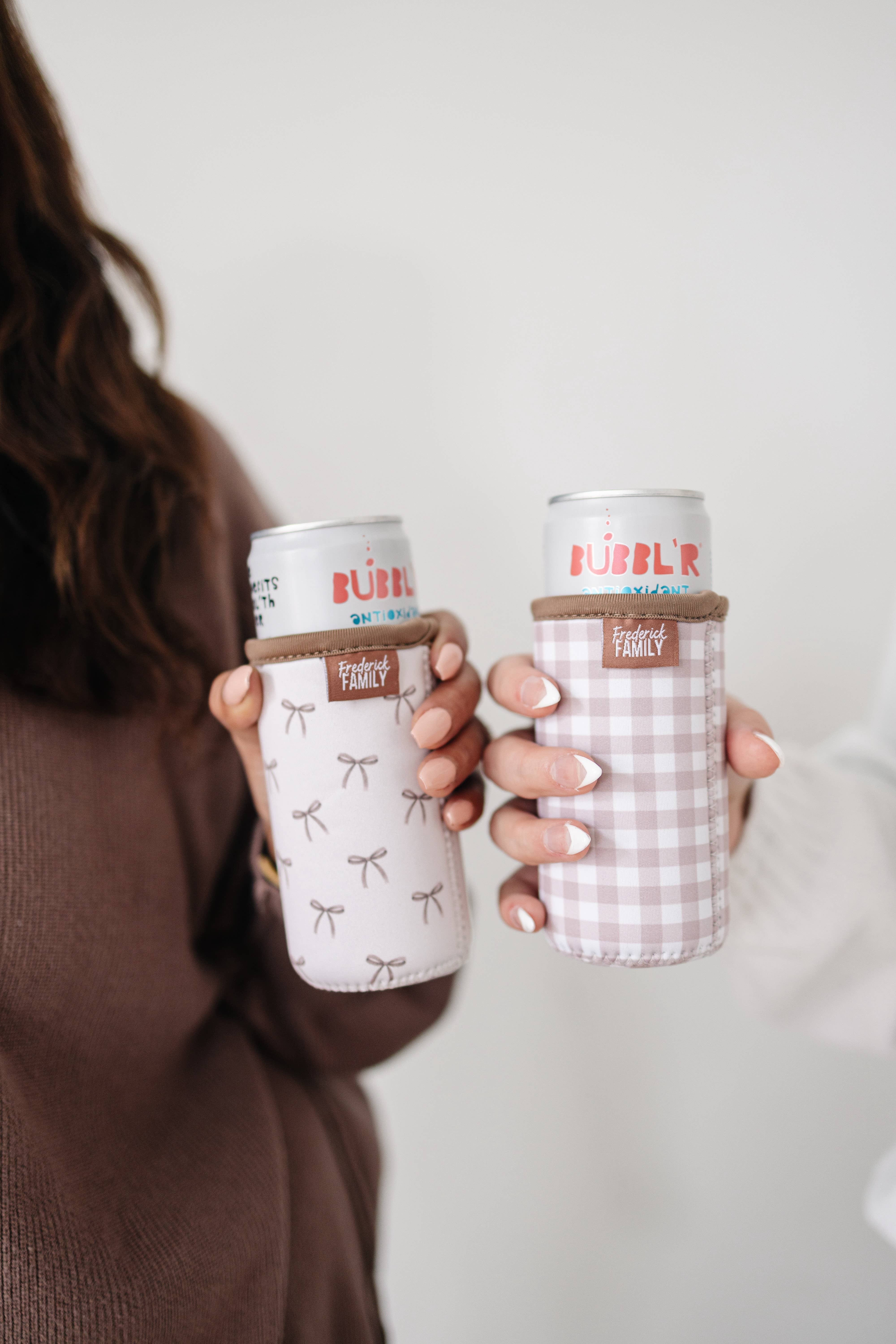 Frederick Family Co. - Wholesale Drink Huggers & Koozies - Slim Can Drink Sleeves- Reusable Neoprene Coolers with Aesthetic Patterns, 12oz Skinny Can Holder for Seltzer Energy Drinks15