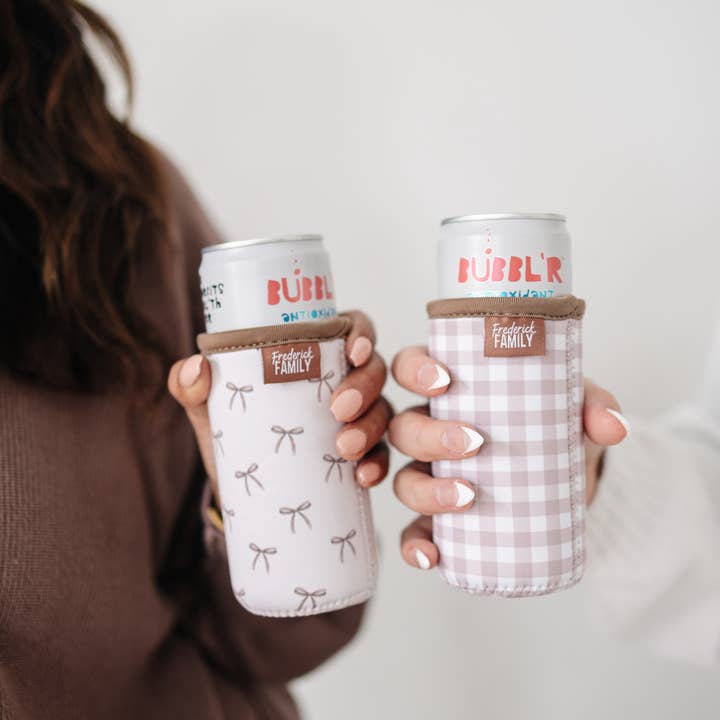 Frederick Family Co. - Wholesale Drink Huggers & Koozies - Slim Can Drink Sleeves- Reusable Neoprene Coolers with Aesthetic Patterns, 12oz Skinny Can Holder for Seltzer Energy Drinks15