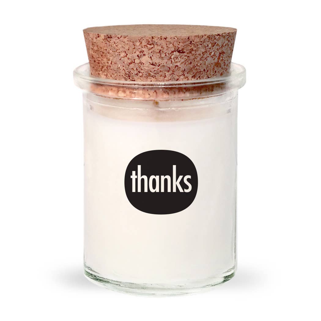 Seaglow Candles - Wholesale Jar/Filled Candle - Thanks Soy Candle0