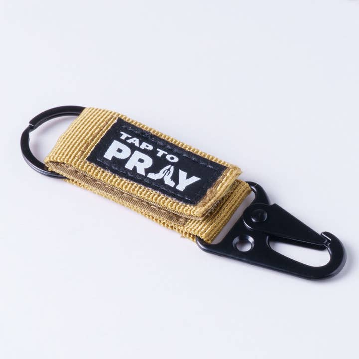 Tap To Pray® Tactical Carabiner Keychain for wholesale by Versible