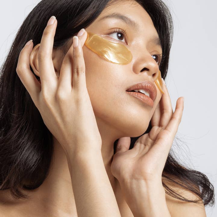 LUNA Nail Wraps - Wholesale Eye Treatment Mask - 24k Crystal Collagen Gold Eye Mask5