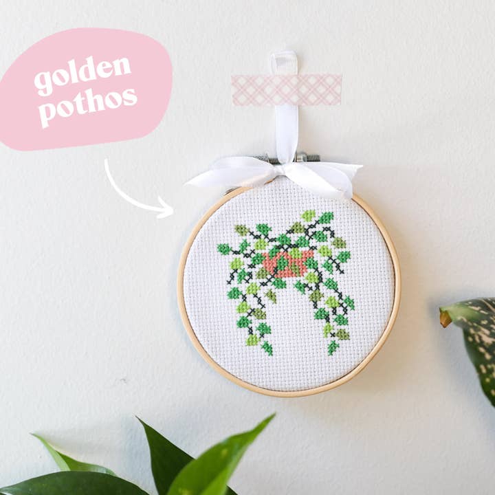 Craft Club - Wholesale Embroidery/cross-stitch supplies - POT PLANT MINIS - Cross Stitch Kit6