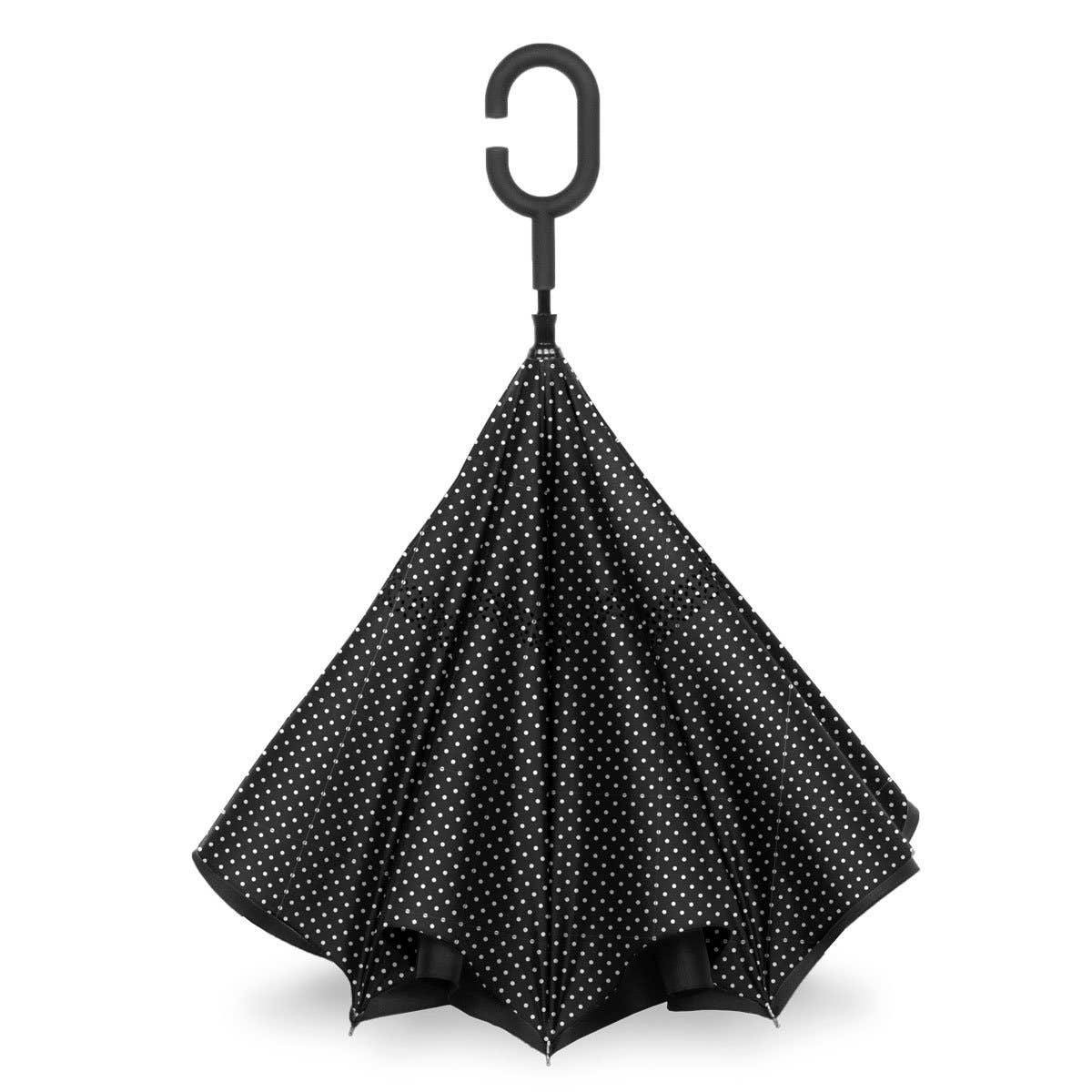 Shedrain - Wholesale Umbrella - Unisex - Unbelievabrella, Print Reverse Closing Manual Stick Umbrella2