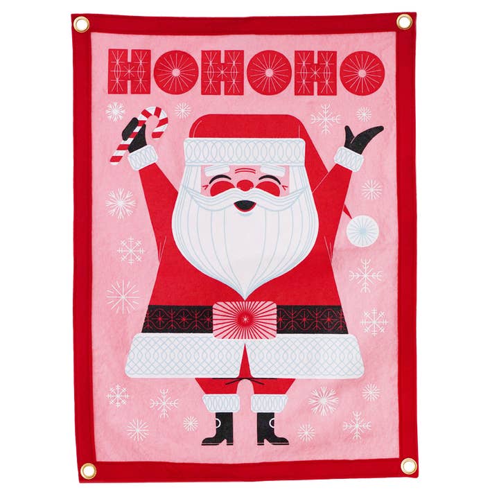 Oxford Pennant - Wholesale Flag - Ho Ho Ho Camp Flag • Invisible Creature x Oxford Pennant