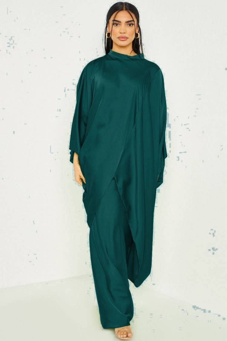 De La Creme Fashions – Conjunto de top e saia - Mulher por atacado – Conjunto feminino Abaya com saia - SURAYYA5