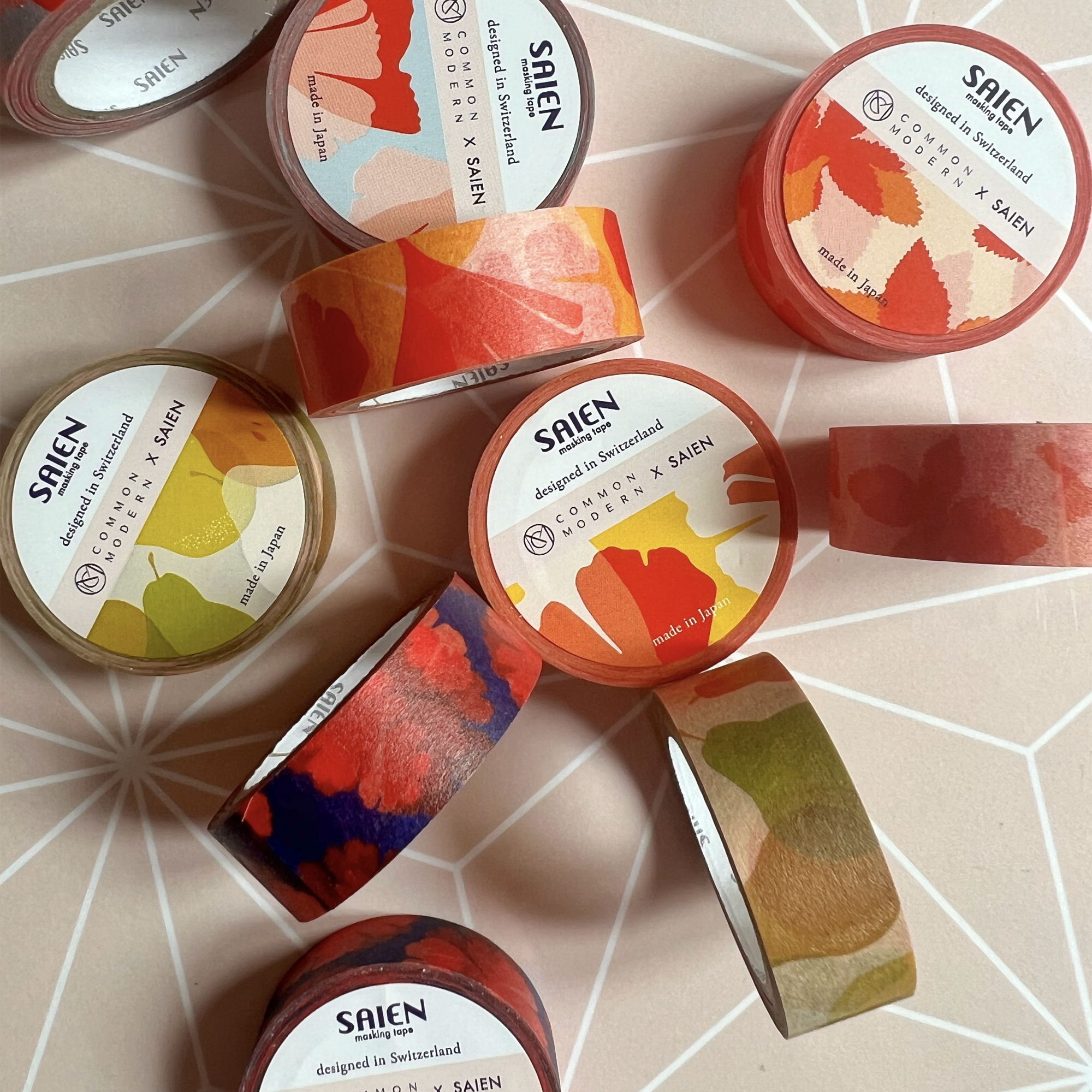 Common Modern - Wholesale Washi Tape - Ginkgo Pop Valencia Washi Tape | Masking Tape | Craft Tape2