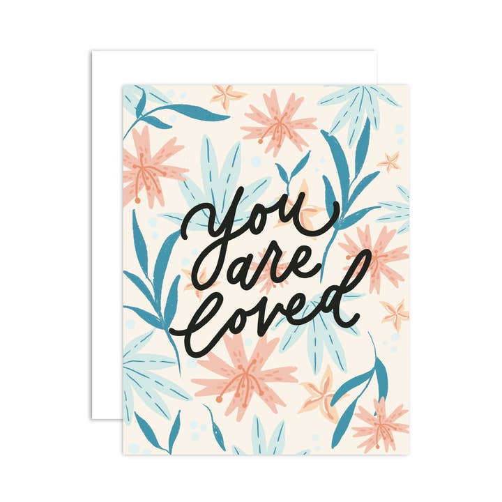 peach & paperie - Wholesale Love Card - You Are Loved - Love/Friendship Greeting Card0