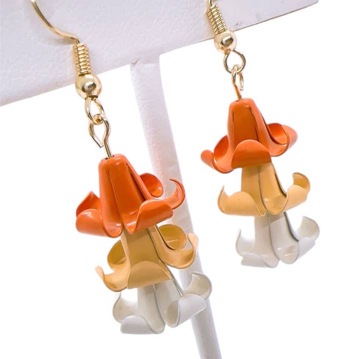 Anela's Jewelry - Wholesale Dangle Earrings - Puakenikeni Flower earring small1