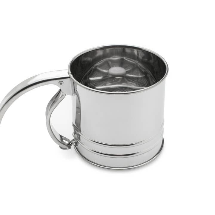 Fox Run Brands - Wholesale Sifter - Fox Run Flour Sifter, 1-Cup, 3.25" x 5.75" x 3.5"