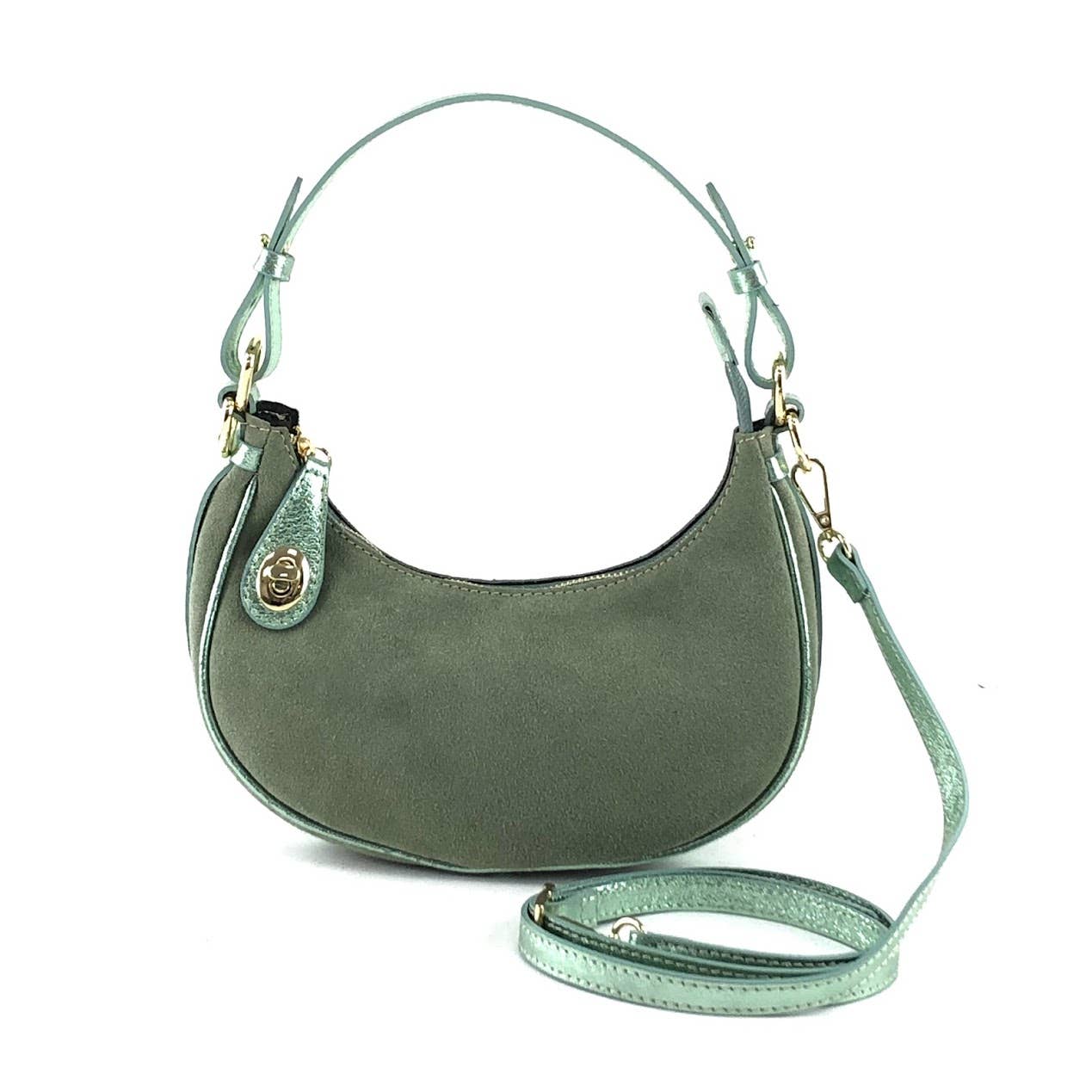 MILANO AMOUR – wholesale Shoulder bag – women's – HOBO BAG EMERY SUEDE MATCH LAMINATO 3