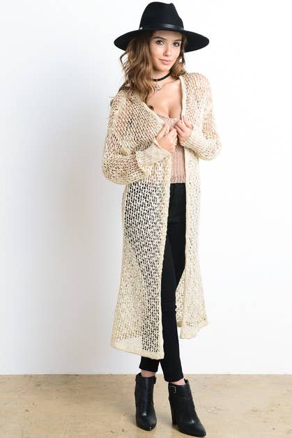 m and s longline cardigan