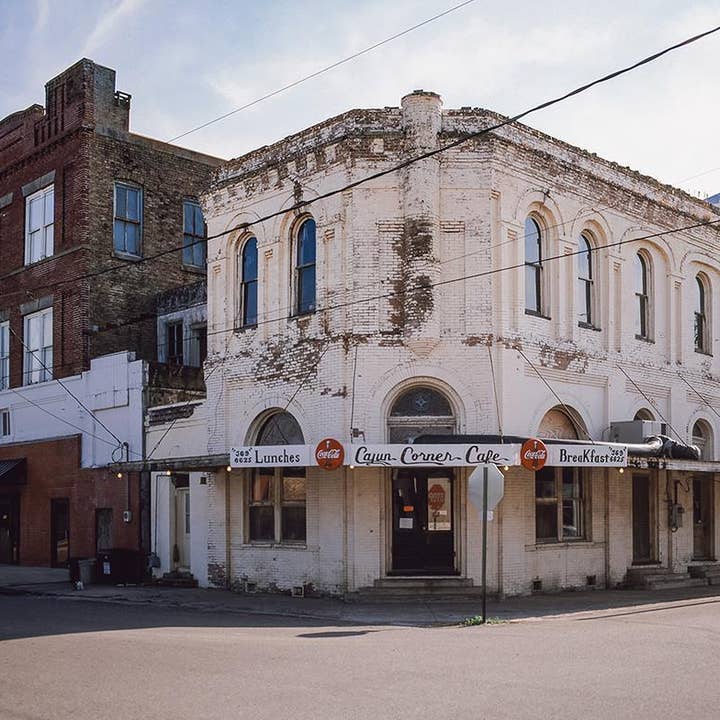 Impresión fotográfica de Cajun corner, Louisiana para venta al por mayor de lostkatphoto