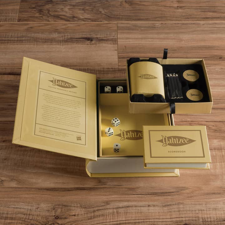 WS Game Company - Wholesale Board Game - Yahtzee Vintage Bookshelf Edition