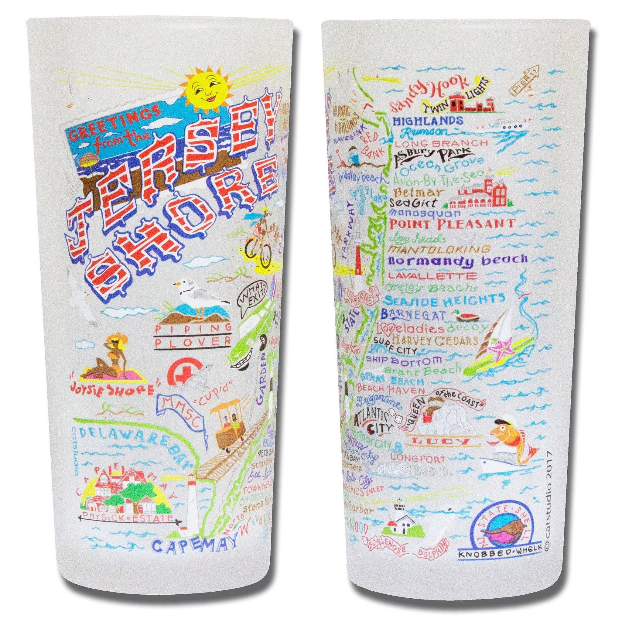 catstudio - Wholesale Drinking Glass/Cup - Jersey Shore Drinking Glass1