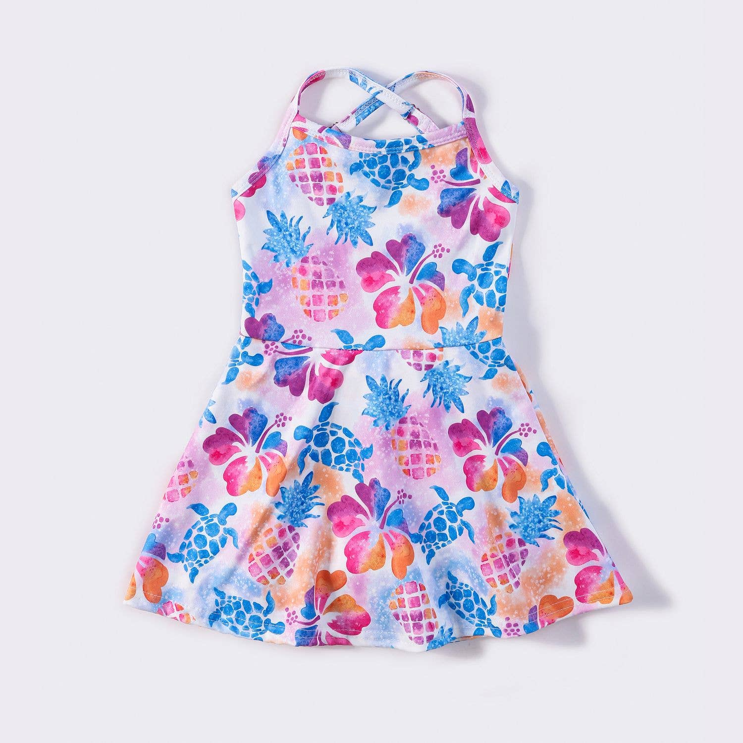 Clover Cottage - Wholesale Athletic Dress - Kids - Aloha Athletic Girls Dress1