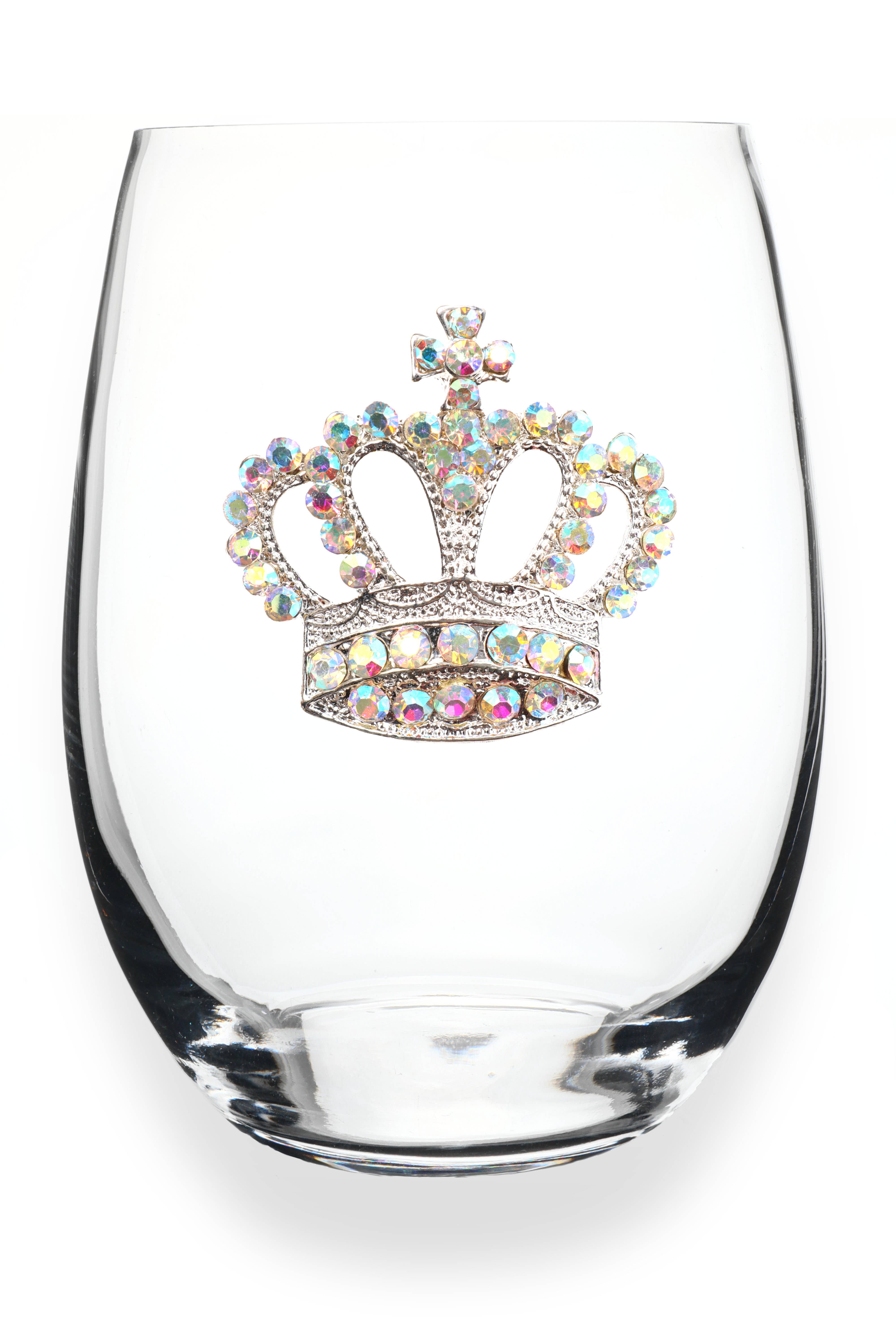 The Queens' Jewels® - Vendita all'ingrosso Bicchieri da vino - Bicchiere da vino senza stelo Aurora Boreale con gioielli1