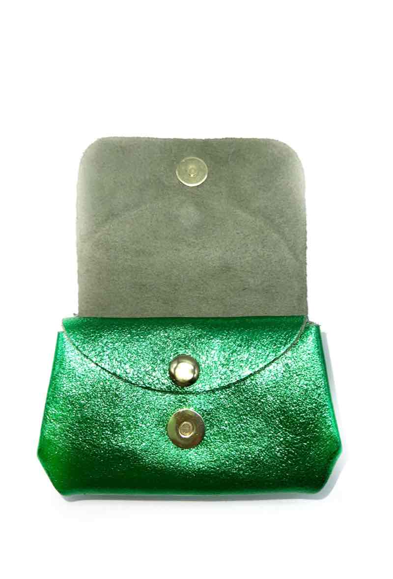 LINETA - Wholesale Card Holder - Women's - Italy leather card holder with 3 compartments3