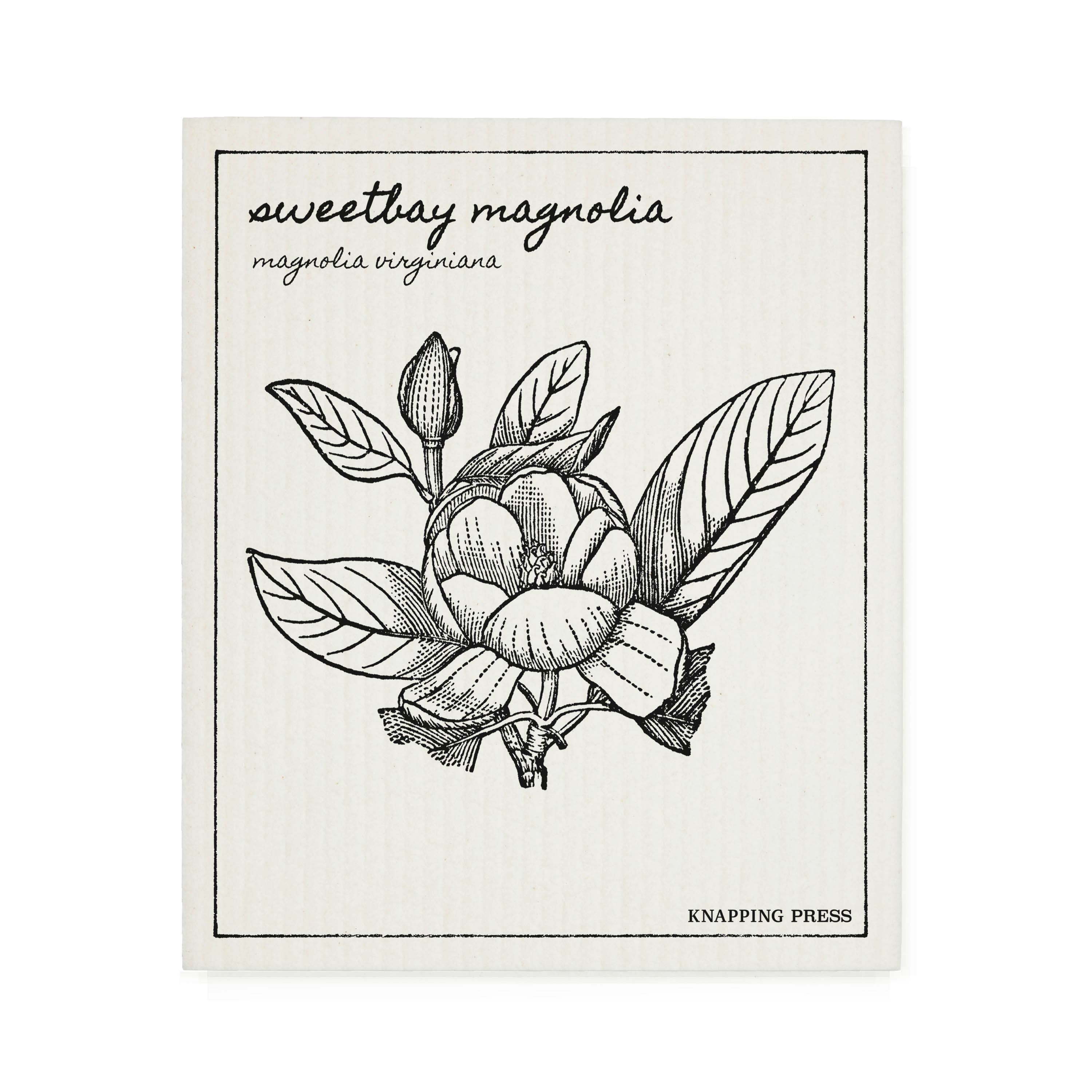 Knapping Press - Wholesale Cleaning Cloth - Swedish Dishcloth - Sweetbay Magnolia