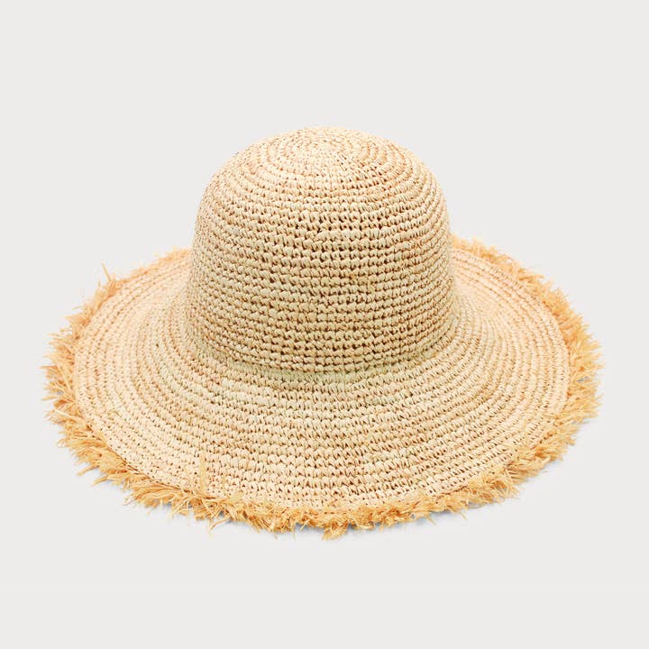 Ace of Something – Engroshandel Bucket hat - Dame – Indra Hæklet Bøllehat i Natur