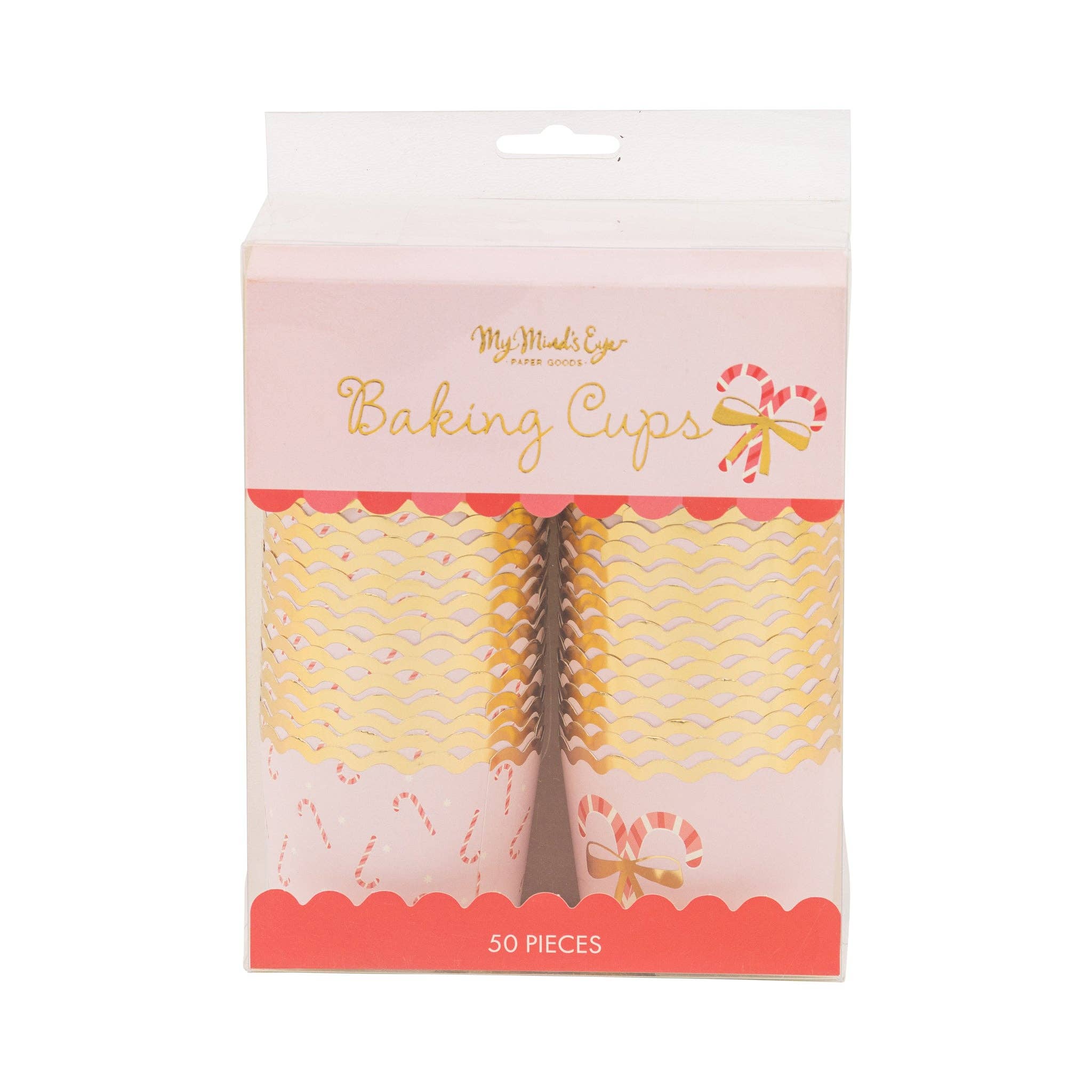 My Mind’s Eye – Großhandel Cupcake-/Muffin-Förmchen – PLCC1924 - Folierte Rosa Zuckerstange Backform 5 oz2