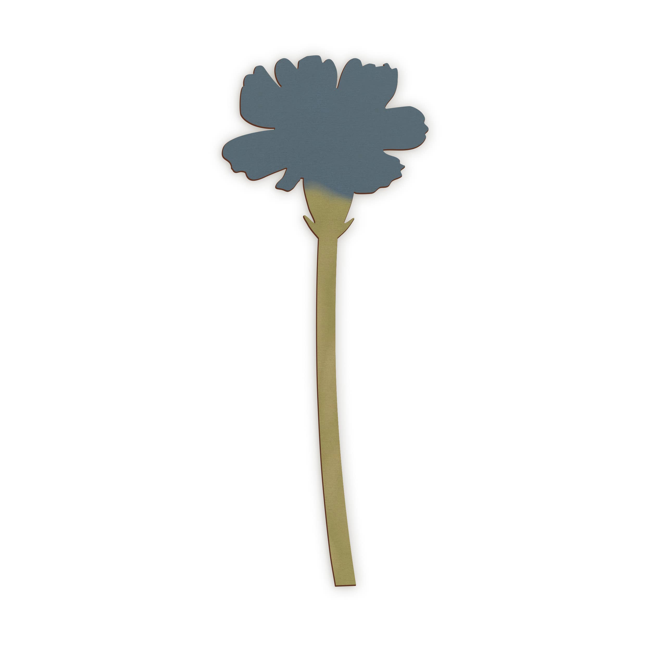 P. Graham Dunn - Wholesale Artificial Flowers - Blue Carnation Wooden Flower1