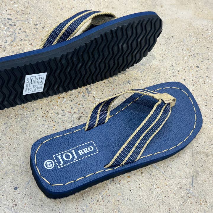 JOJ MAKLY Wholesale - Wholesale Flip Flops - Men's - j201 Makly Striped Thong Sandal Flip Flop10