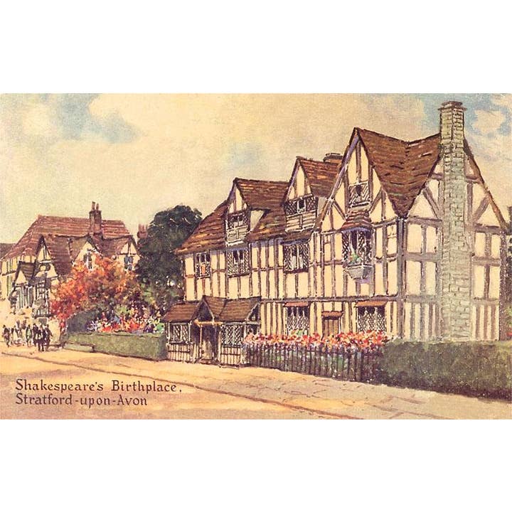 Found Image Press - Wholesale Sticker - Sticker EN-318 Shakespeare's Birthplace