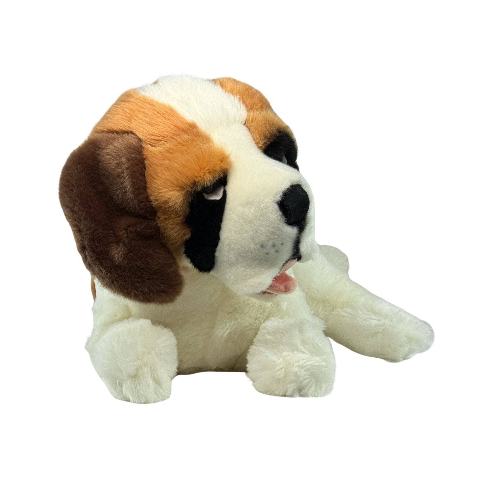 Bocchetta Plush Toys - Vente Peluche – chien - Fergie - St. Bernard - 62 cm couché5