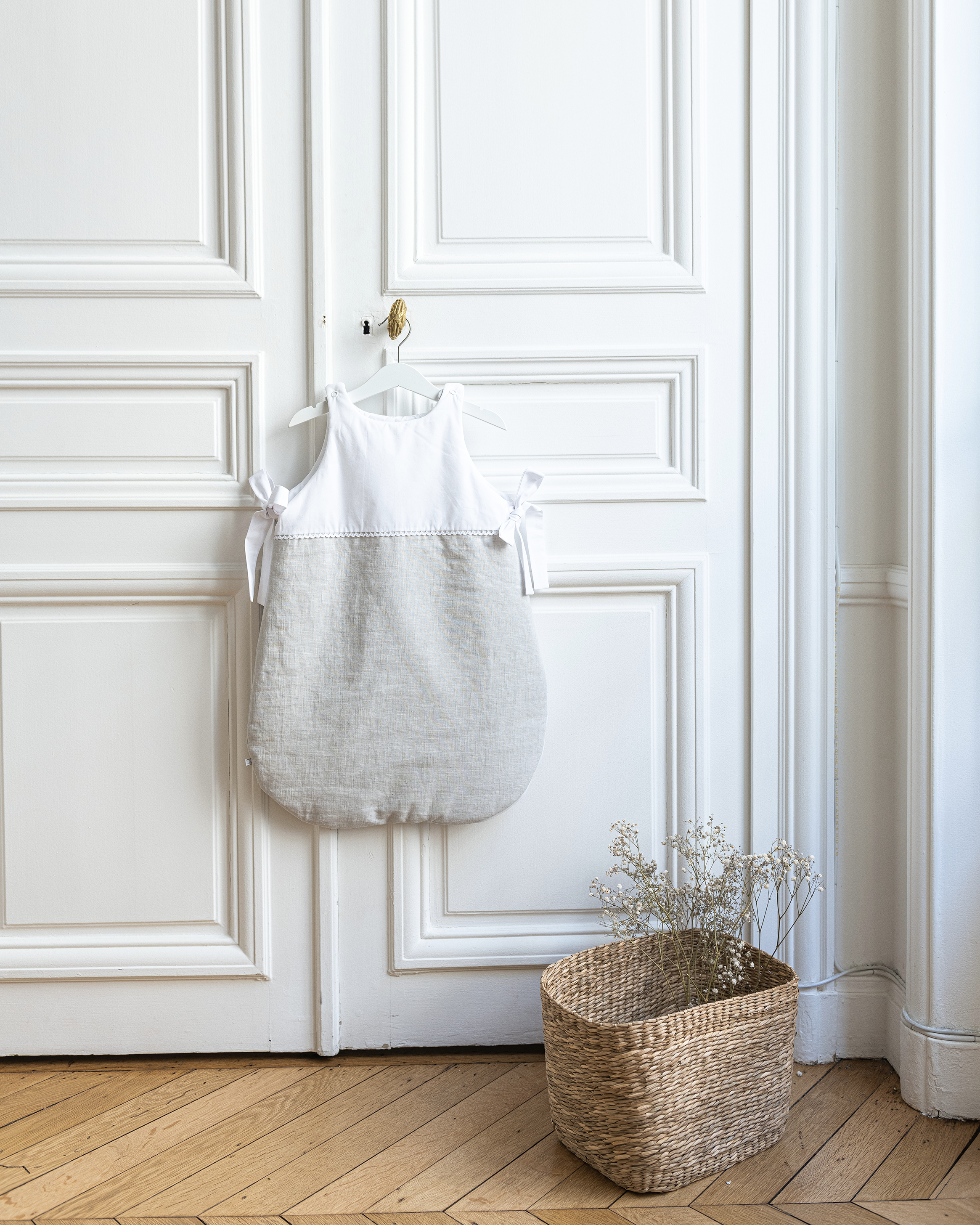 Noa de Cajou - Wholesale Jumpsuit - Baby - Sleeping bag - Beige linen1