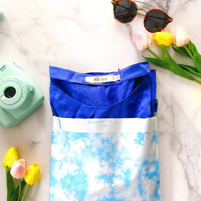 Lucky Avocado - Wholesale Enveloppen - Cloud Tie Dye Designer polypropyleen enveloppen 10x131