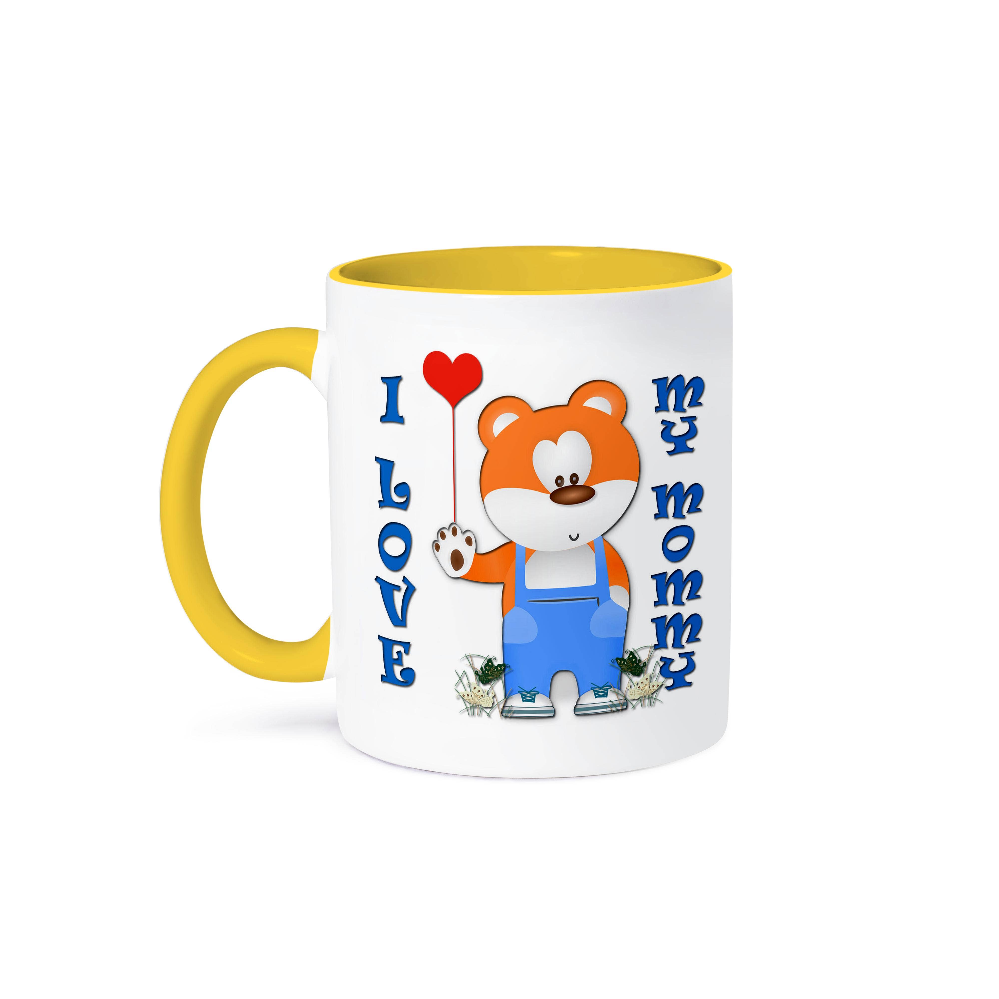 3dRose – wholesale Coffee mug – 3dRose, I love my Mommy. Teddy bear. Red heart., Mug0